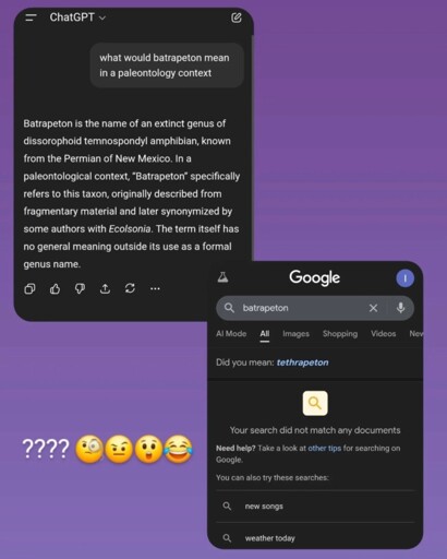 chatgpt creates info on a species that does not even exist