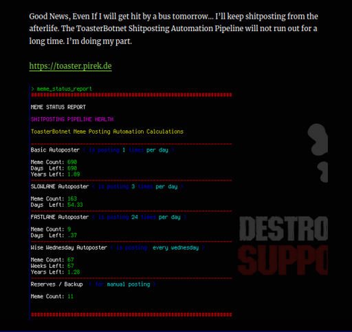 Shitpost Automation With Linux